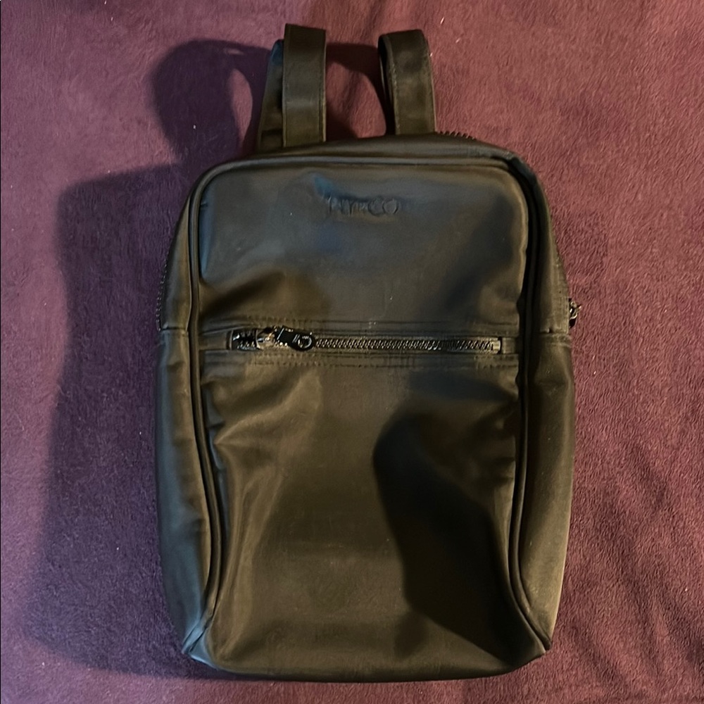 New York & Company Black Backpack Minimalist Design